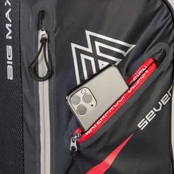 Big Max Aqua Seven Golf Stand Bag 3508K -Accessories Shop AquaSeven blackred 008