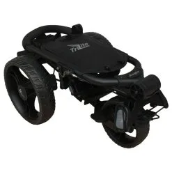 Axglo TriLite 3 Wheel Golf Trolley | Black/Black -Accessories Shop Axglo TriLite Wheel Golf Trolley Black 49