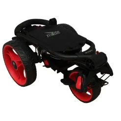 Axglo TriLite 3 Wheel Golf Trolley | Black/Red -Accessories Shop Axglo TriLite Wheel Golf Trolley Black Red 65