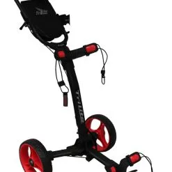 Accessories Shop -Accessories Shop Axglo TriLite Wheel Golf Trolley Black Red 88