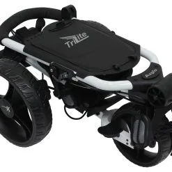 Axglo TriLite 3 Wheel Golf Trolley | White/Black -Accessories Shop Axglo TriLite Wheel Golf Trolley White Black 2