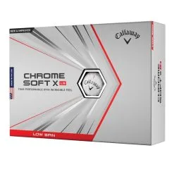 Callaway Chrome Soft X LS Golf Balls | White
