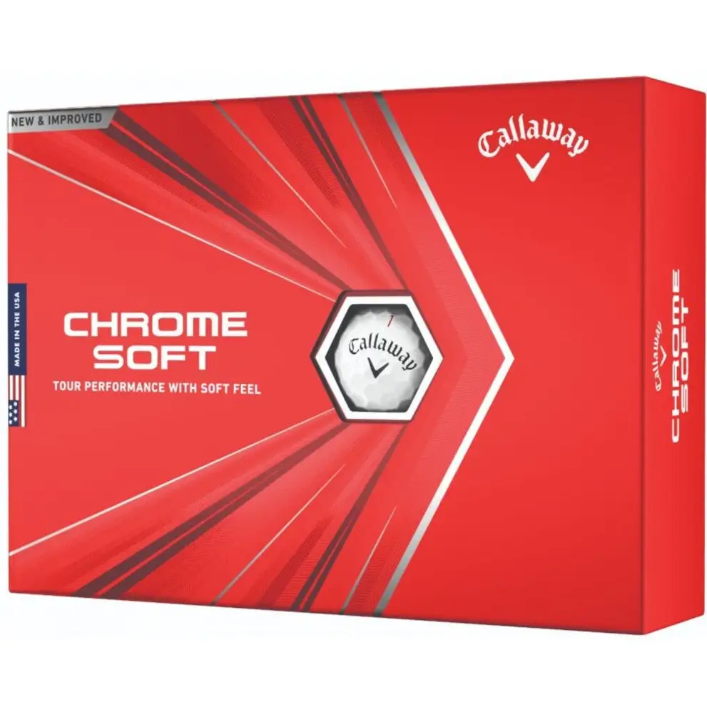 Callaway Chrome Soft Golf Balls | White 1 Callaway Chrome Soft Golf Balls | White