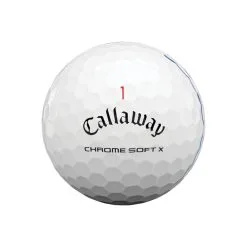 Callaway Chrome X Soft Triple Track Golf Balls | White -Accessories Shop Callaway Chrome Soft Triple Track Golf Balls White 96