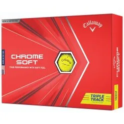 Callaway 2021 Chrome Soft Triple Track Golf Balls | Yellow
