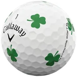 Callaway Chrome Soft Truvis Shamrock Golf Balls -Accessories Shop Callaway Chrome Soft Truvis Shamrock Golf Balls White 2