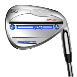 Cobra KING Snakebite One Length Golf Wedge | Satin Chrome