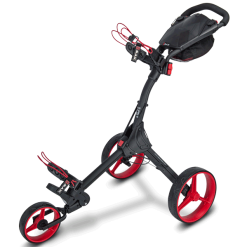 Big Max IQ+ Push Golf Trolley | Black/Red