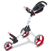 Big Max IQ+ Push Golf Trolley | White/Red
