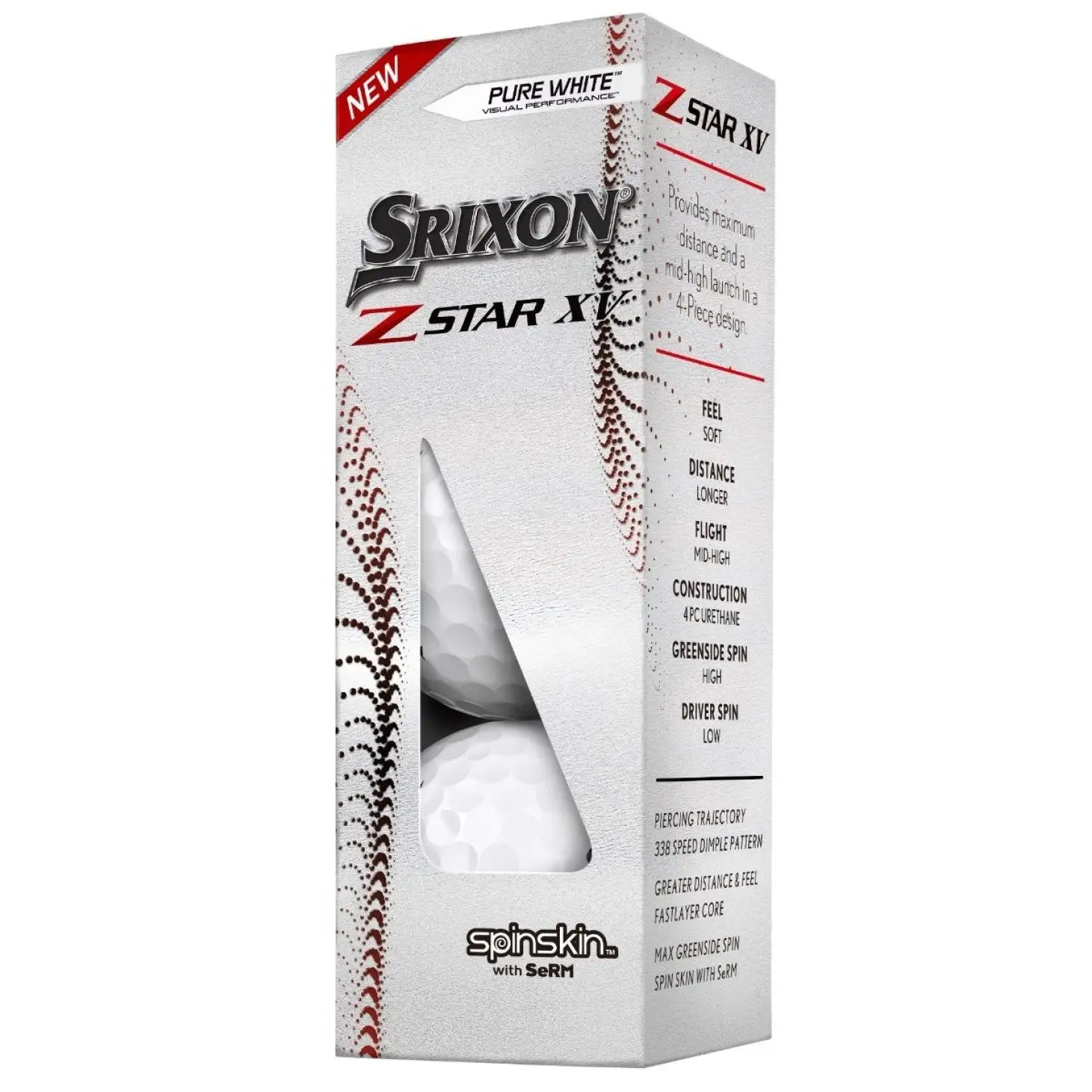 Srixon 2022 Z Star XV Golf Balls | White 2 Srixon 2022 Z Star XV Golf Balls | White - Image 2