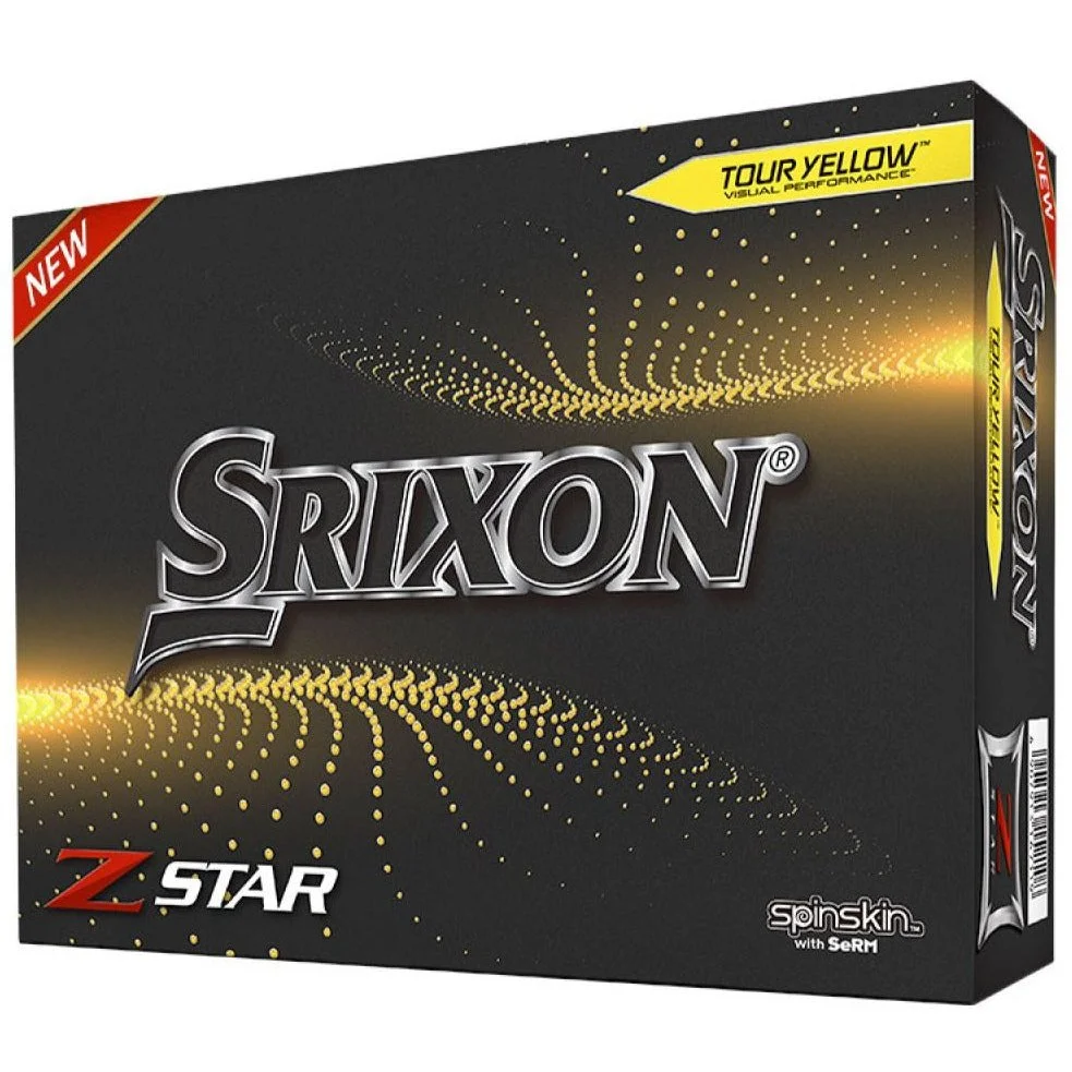 Srixon 2022 Z Star Golf Balls | Yellow 1 Srixon 2022 Z Star Golf Balls | Yellow