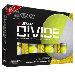 Srixon Z-Star Tour Divide Golf Balls | Yellow/White -Accessories Shop Srixon Z Star Tour Divide Golf Balls Yellow White 7