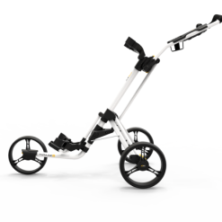Powakaddy Twinline 5 Push Golf Trolley | Polar White -Accessories Shop TL5YELLOWWHITEOPENSIDE