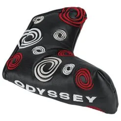 Odyssey Swirl Golf Putter Headcovers -Accessories Shop odysseyswirlblackbladeputtercover1